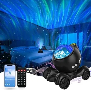 3. Aurora Projector, for Galaxy in Bedroom with Built-in Bluetooth Speaker