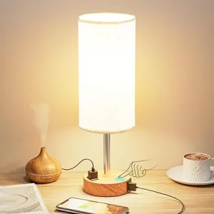 2: Bedside Table Lamp for Bedroom Nightstand