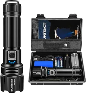 950K Lumens Rechargeable LED Flashlight: XHP70.2, Super Bright, IP67 Waterproof - Emergency Camping, Gift